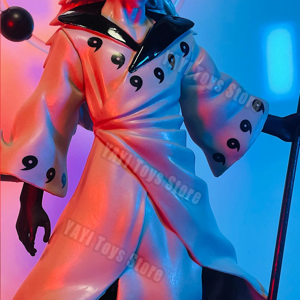 Naruto Shippuden GK Anime Figure  Six Paths Model Uchiha Madara  Action Figure 28cm PVC Statue Collectible Kids Toys Gifts