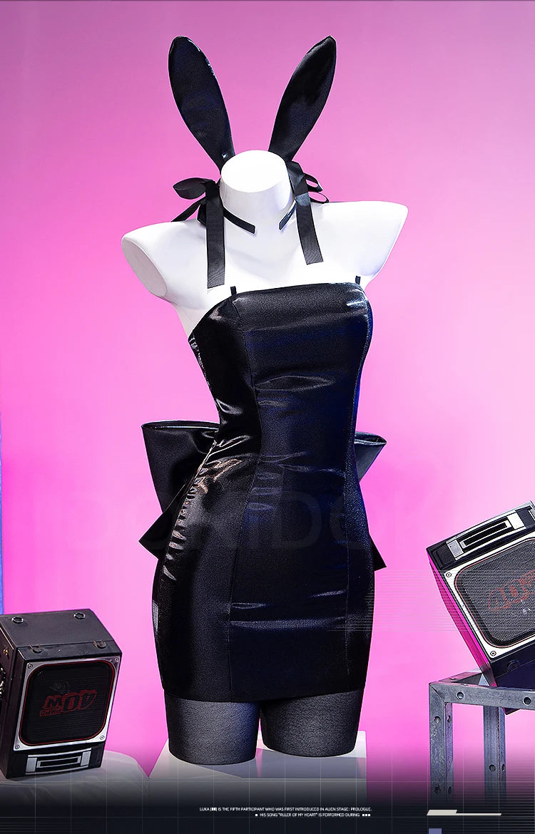 IN STOCK Mizi Sua Cosplay Costume Anime Alien Stage DokiDoki-R Women Sexy Costume Third Anniversary Rabbit Cafe Dress Cosplay