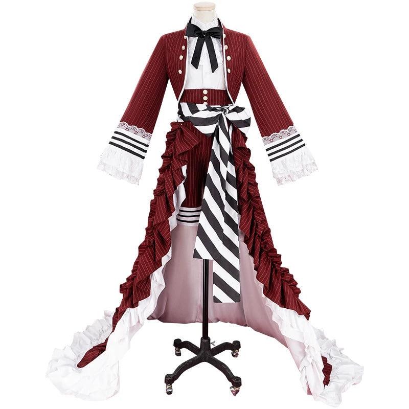 Ciel Phantomhive Cosplay Costume Anime Cosplay DokiDoki-R【XS-3XL】Men Long Costume Ciel Cosplay Plus Size
