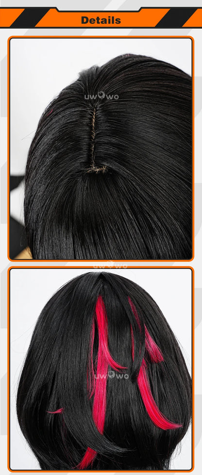 UWOWO Jane Doe Wig Game Zenless Zone Zero Cosplay/ZZZ Cosplay Jane Doe Cosplay Wig