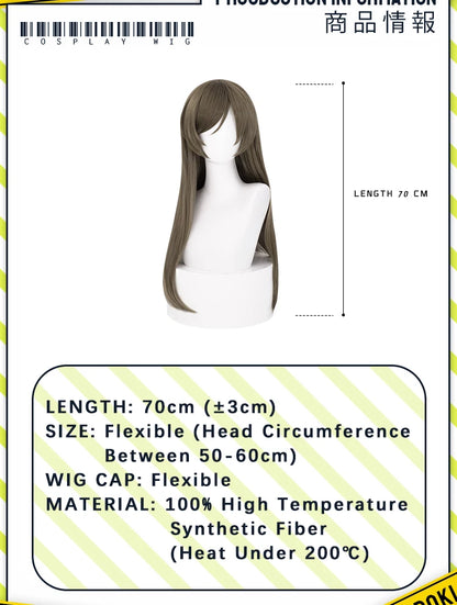 IN STOCK Momozono Nanamii Wig Anime Cosplay Wig DokiDoki Women 70cm Hair Momozono Nanamii Cosplay Heat Resistant Wig Free Cap