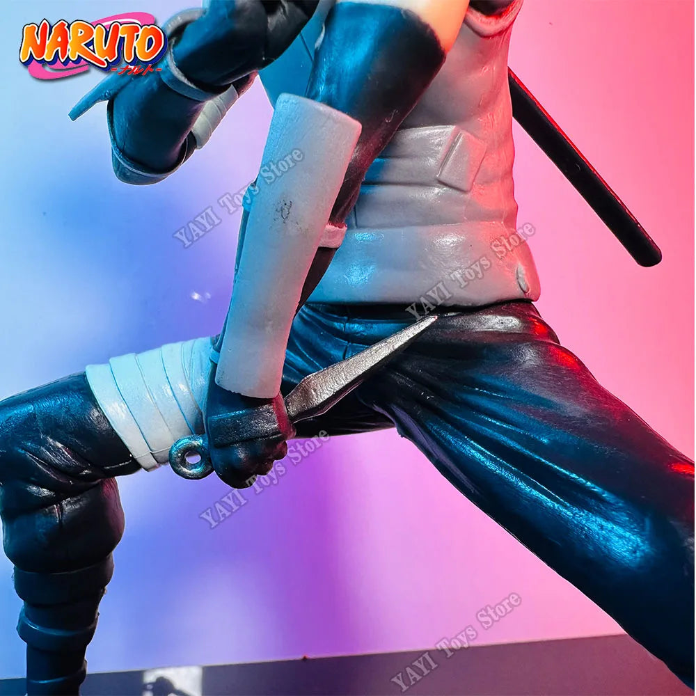 New Naruto Anime Figure 18cm Hatake Kakashi  PVC Action Figure Model Doll car Ornaments Collections Toy Gifts