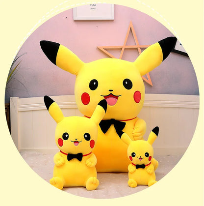 40/50/60/80/100CM Big Size Pokemon Pikachu  Plush Toy Kawaii Stuffed Cartoon Anime Comfortable Soft Doll Christmas Plushies Gift