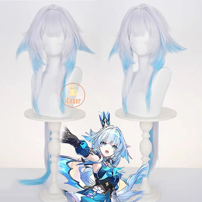 Honkai Star Rail Cerydra Cosplay Costume Wig Dress Uniform Crown Wings Headwear Halloween Party for Women Girls Carnival iCoser
