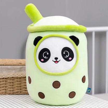 Various Play Doll Boba Plushies Mini Dolls in a Boba Cup Can Flip Boba Tea Toy Many Size Boba Tea Cushions for For Kids Girl
