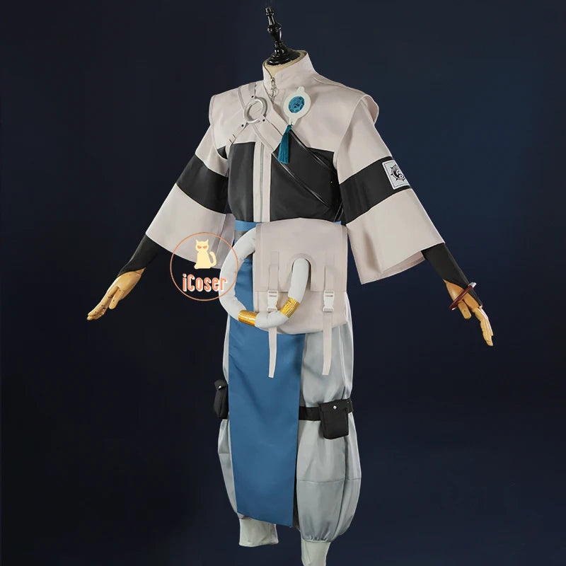 iCoser Anime Gachiakuta Zanka Nijiku Cosplay Costume Uniform Earrings Akuta Cleaners Halloween Party Women Men Festival Outfit