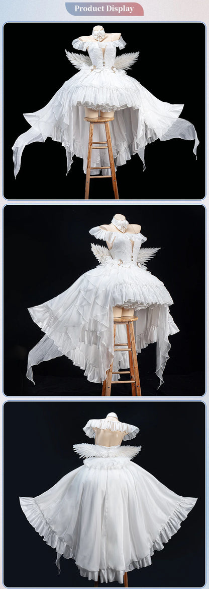 PRE SALE UWOWO Janus Cosplay Game Azurr Lanee Janus Oath Wedding Dress Bride Cosplay Costume Halloween Costume
