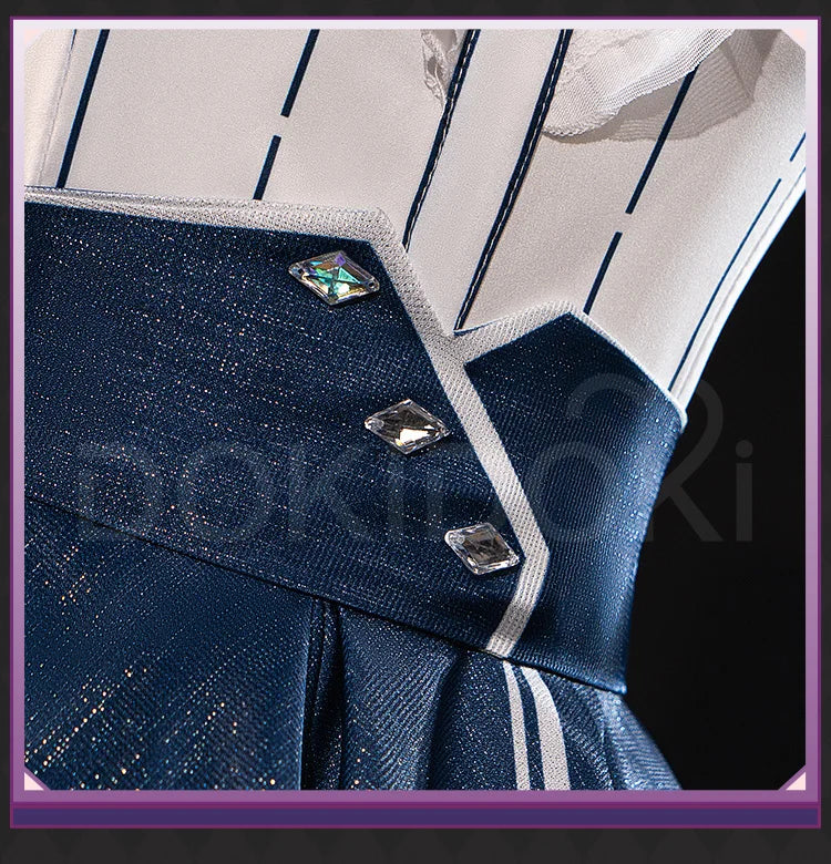 IN STOCK Nikki Cosplay Costume Game Infinity Nikki【S-3XL】DokiDoki-R Women Cute Lolita Dress Floral Memory Plus Size