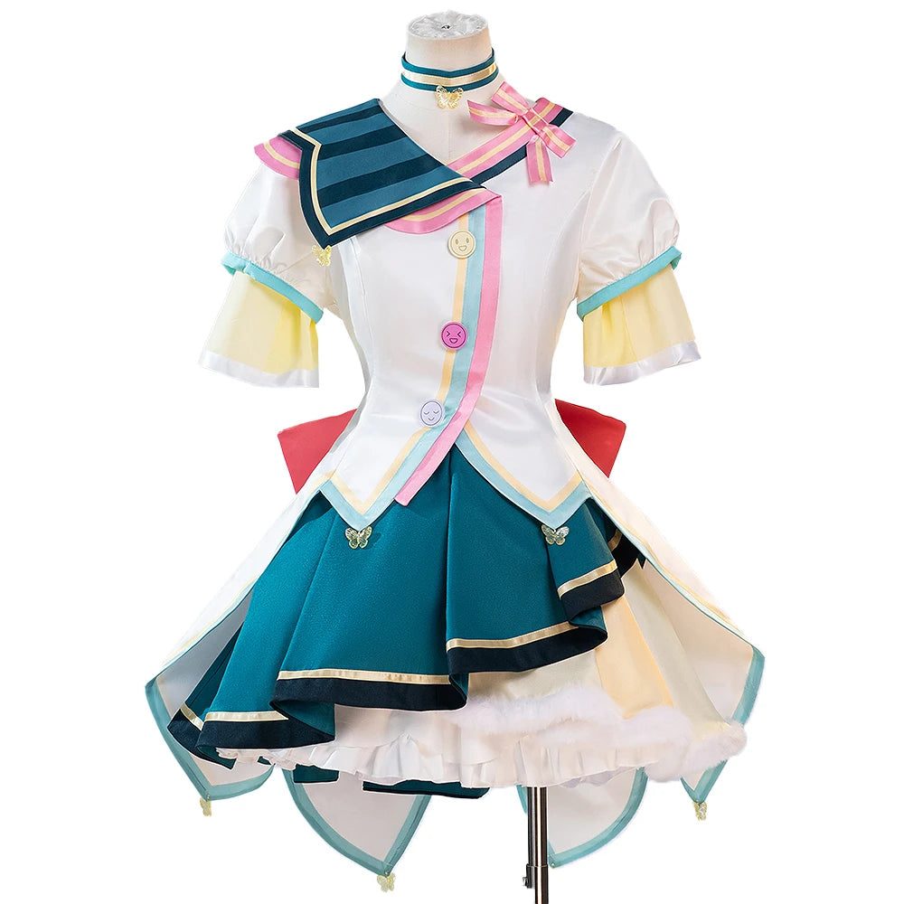 Kusanagii Nenee Cosplay Costume Game Cosplay DokiDoki-R Women Cute Costume Dress Kusanagii Nenee Cosplay