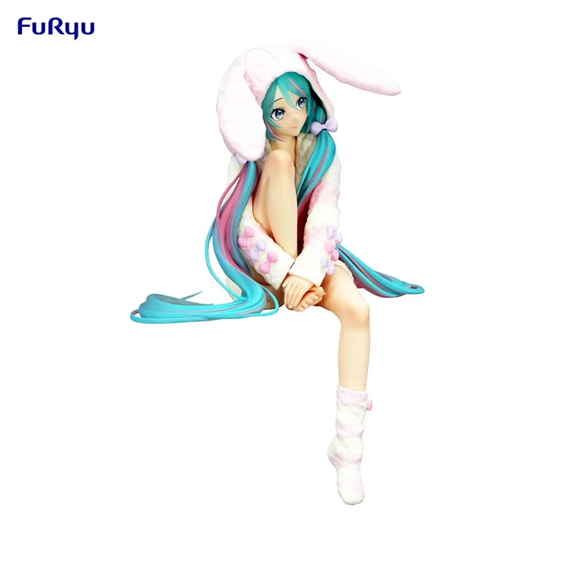 Bandai Hatsune Miku Rabbit Ear Pajamas Ver 11CM PVC Model