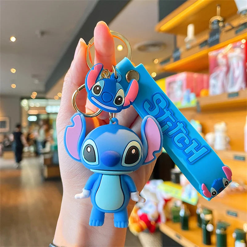 Cartoon Anime Disney Keychain Tom and Jerry Toys Doll Car Cute Keychains Bag Pendant Action Figure Pendant Kids Toys Gifts