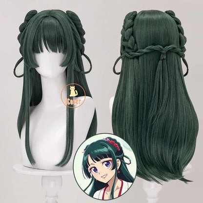 Maomao Cosplay Costume Red Dress Wig Anime The Apothecary Diaries Season 2 Kusuriya No Hitorigoto Halloween Party for Women Girl