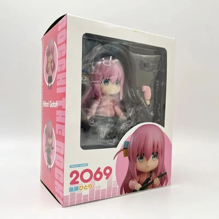10cm BOCCHI THE ROCK! Anime Figure #2069 Gotoh Hitori Action Figure Kawaii Guitarist Girl Figure PVC Collectible Model Toys