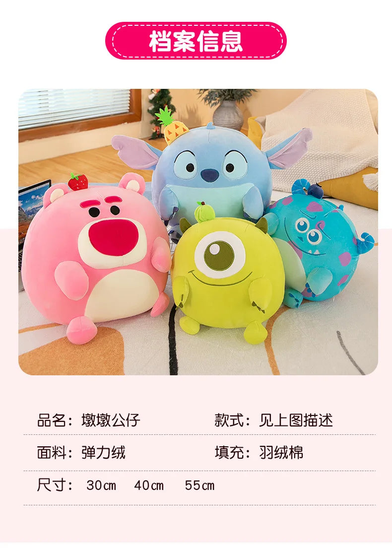 30/40/55cm Big Size Disney Alien Lotso Anime Plush Stuffed Doll Kawaii Room Decor Plush Children's Pillow Holiday Gift
