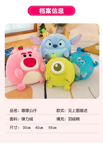 30/40/55cm Big Size Disney Alien Lotso Anime Plush Stuffed Doll Kawaii Room Decor Plush Children's Pillow Holiday Gift