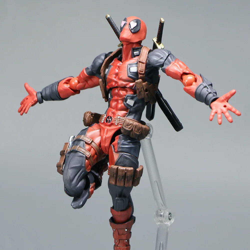 Amazing Yamaguchi Deadpool 2.0 Action Figure Toys 15cm Super Hero Dead Pool Movable Statues Model Doll Collectible Ornaments