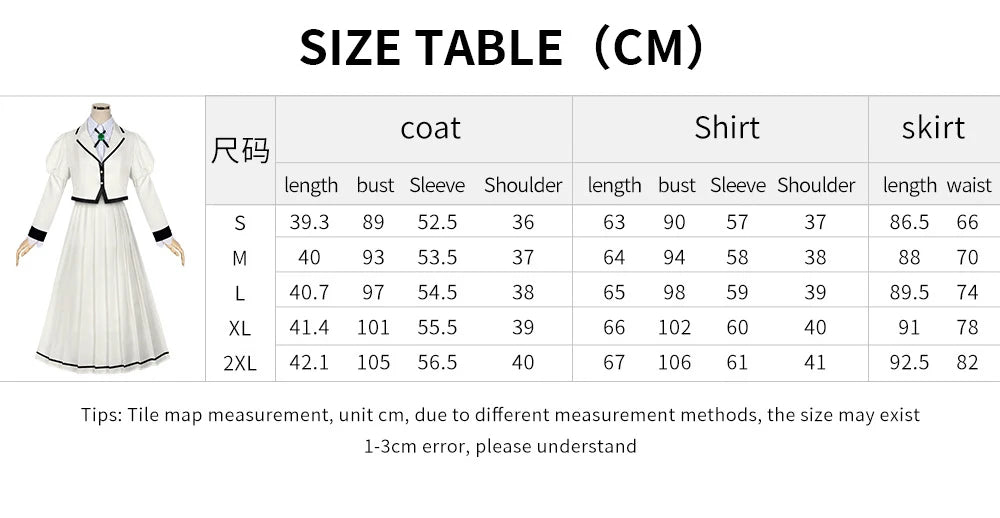 Anime Rock Is A Lady's Modesty Otoha Kurogane Cosplay Costume Wig JK Skirt Lilisa Suzunomiya Halloween for Women Carnival iCoser