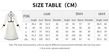 Anime Rock Is A Lady's Modesty Otoha Kurogane Cosplay Costume Wig JK Skirt Lilisa Suzunomiya Halloween for Women Carnival iCoser