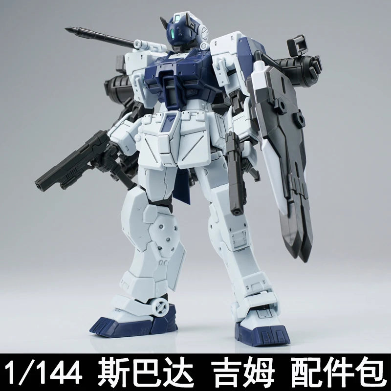 In Stock EW Model GM Spartan Accessories Package HG 1/144 RGM-79S General Package Assembly Model Kit Change Parts Action Figure