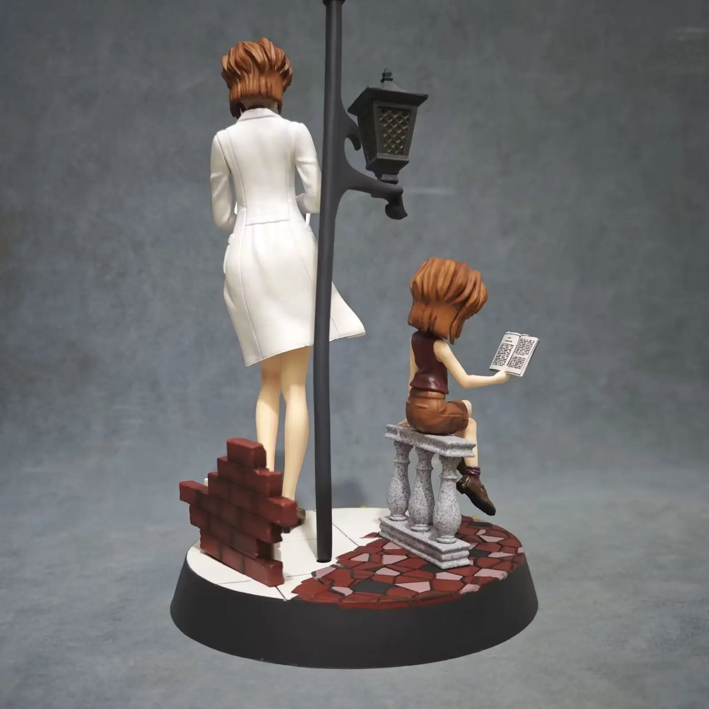 Detective Conan Ai Haibara Two Forms PVC Figure Desktop Ornament for Anime Fans - 12-26cm