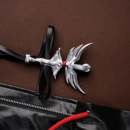 iCoser Arknights Exusiai The New Covenant Cosplay Costume Wig Uniform Luminous Headwear Halloween Party for Women Girls Carnival