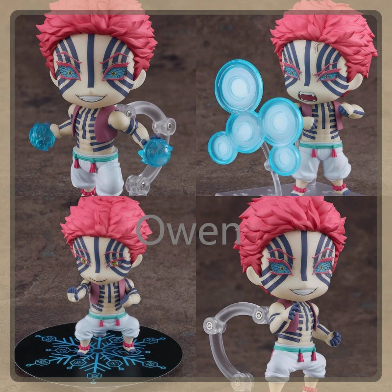 Cute Anime Demon Slayer Kimetsu No Yaiba Figurine Hashibira Inosuke Action Figures Clay Man PVC Model Statue Collection Toy Gift