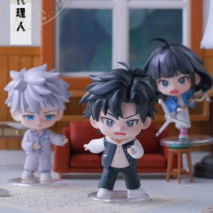 Link Click Season 2 Back In Time Series Cartoon Lu Guang Chen Xiaoshi Li Tianchen Li Tianxi Qiao Ling Figure Model Toy Kids Gift