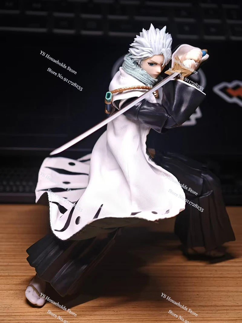 1/12 Hitsugaya Toushirou Boy Figure Mini Scarf Sleeveless Windbreaker Coat Toys Clothes Accessory For 6" Anime Bleach Shf Body