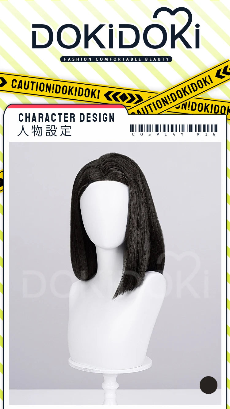 Ishaa Ekkoo Maddiee Aniviaa LeBlancc Cosplay Wig Game Anime DokiDoki Women Men Short Hair Ishaa Cosplay Free Wig Cap