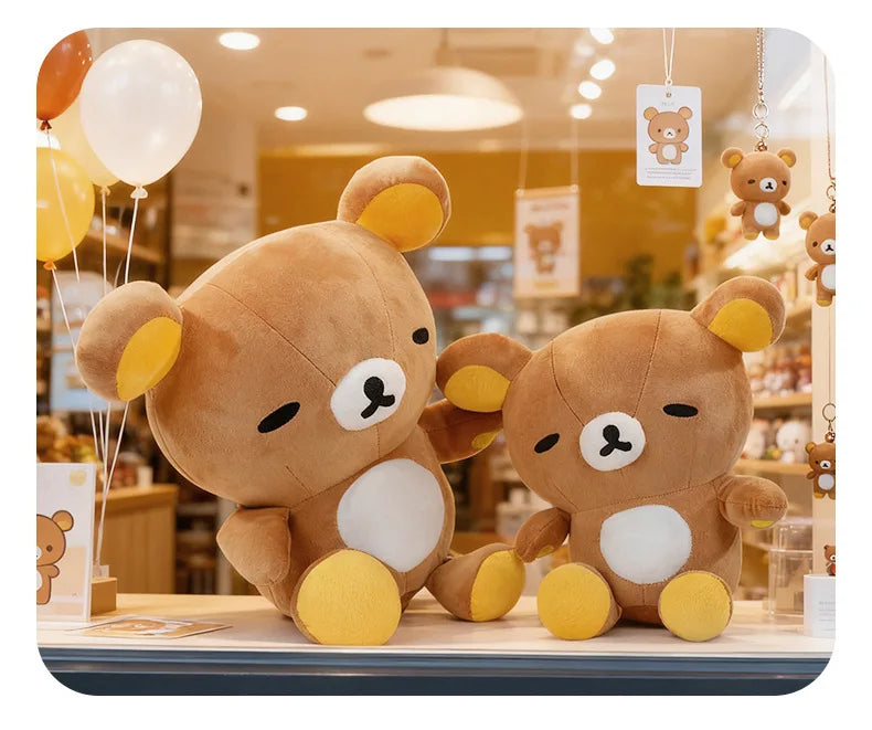 Hot 60cm Cute Plush Teddy Bear for Kids Birthday Xmas Gift Soft Snuggle Toy Stuffed Animal Cute Kuma Doll for Girls Hug Pillow