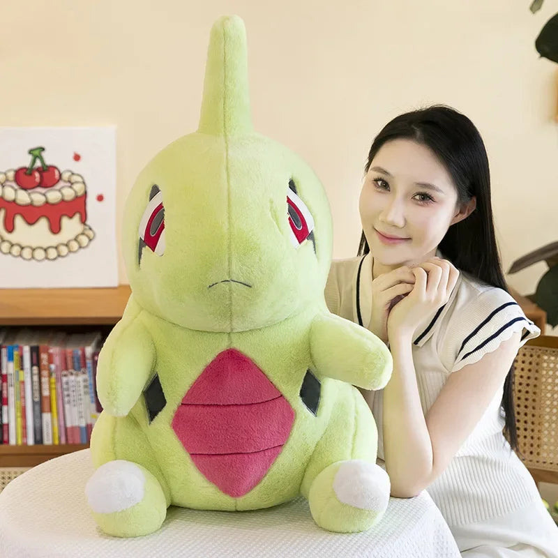 35/70cm Larvitar Pokemon Plush Toys Large Anime Doll Cute Pillow Giant Pokémon Plushie Tyranitar Stuffed Gift for Kids Christmas