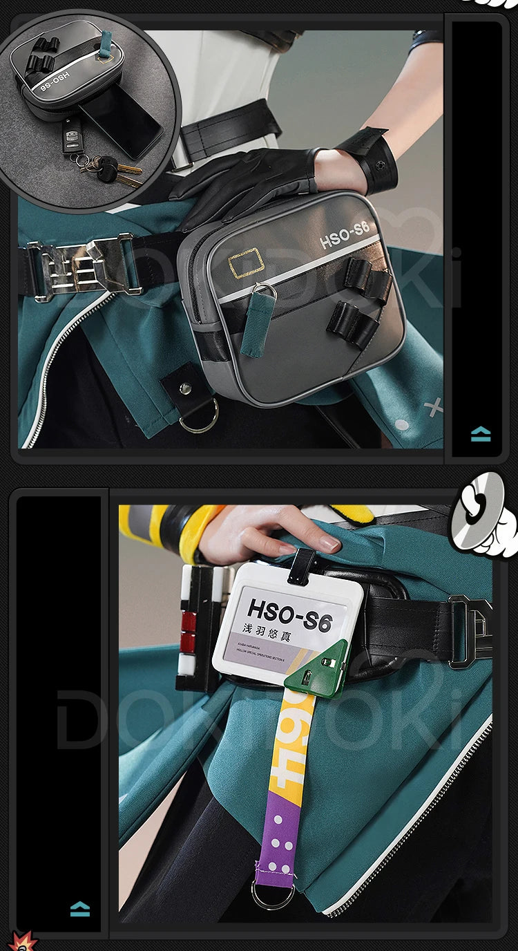 IN STOCK Asaba Harumasa Cosplay Costume Game Zenless Zone Zero Cosplay DokiDoki-SR Men Halloween Costume ZZZ Asaba Cosplay Wig