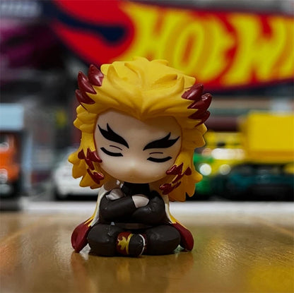 Genuine Bandai Demon Slayer Gashapon Toys Sleep Styling Series 2 Anime Figures Kochou Shinobu Tokitou Muichirou Model Decoration