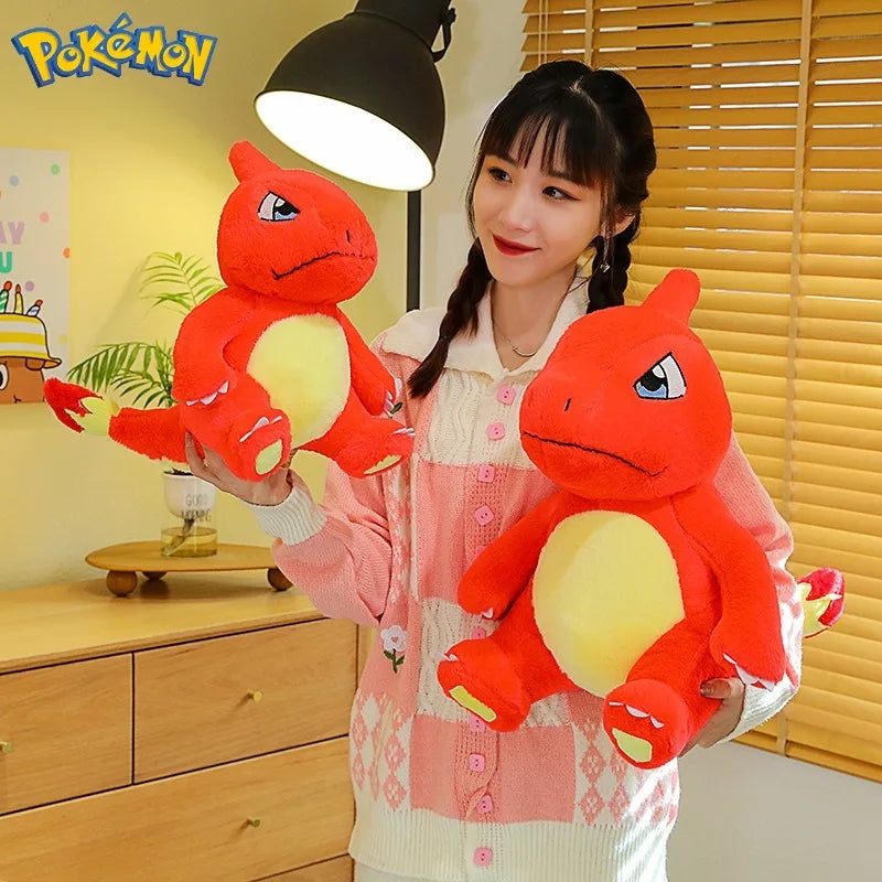 100/120CM Big Size Charmander Plushies Pokemon Peluche Cartoon Anime Kawaii Ornament Plush Comfortable Soft Doll Children Gift