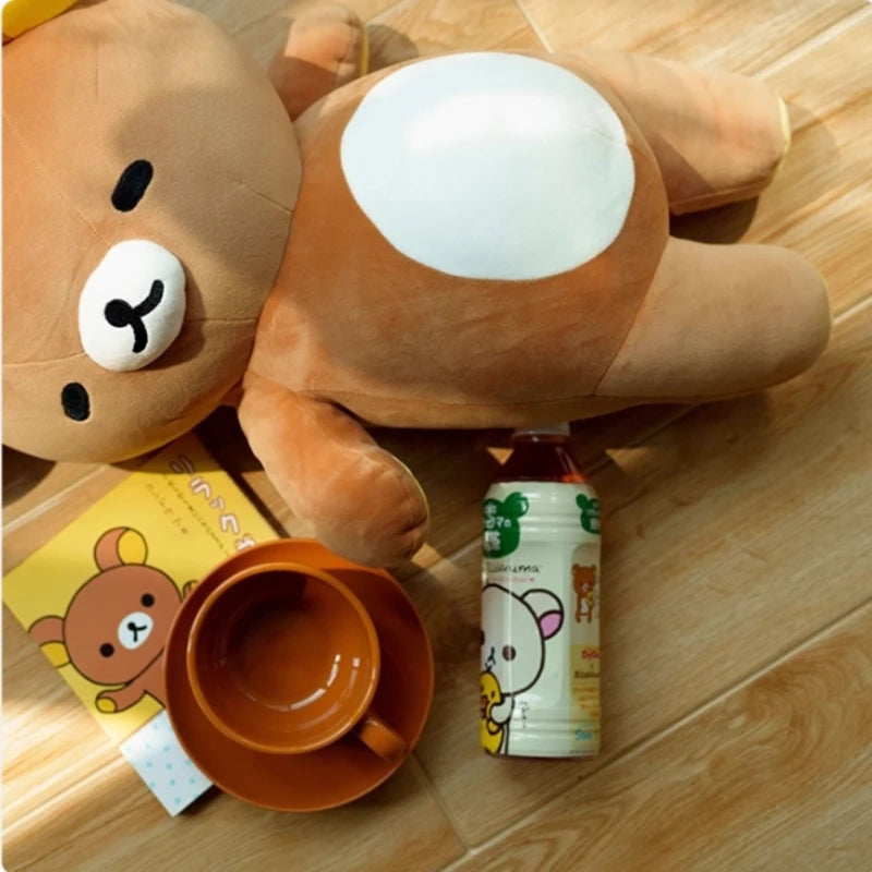 36-72cm Cute Cartoon Fatty Rilakkumas Plush Toy Doll Sleeping Hug Pillow Sofa Cushions Car Interior Decoration Holiday Gifts