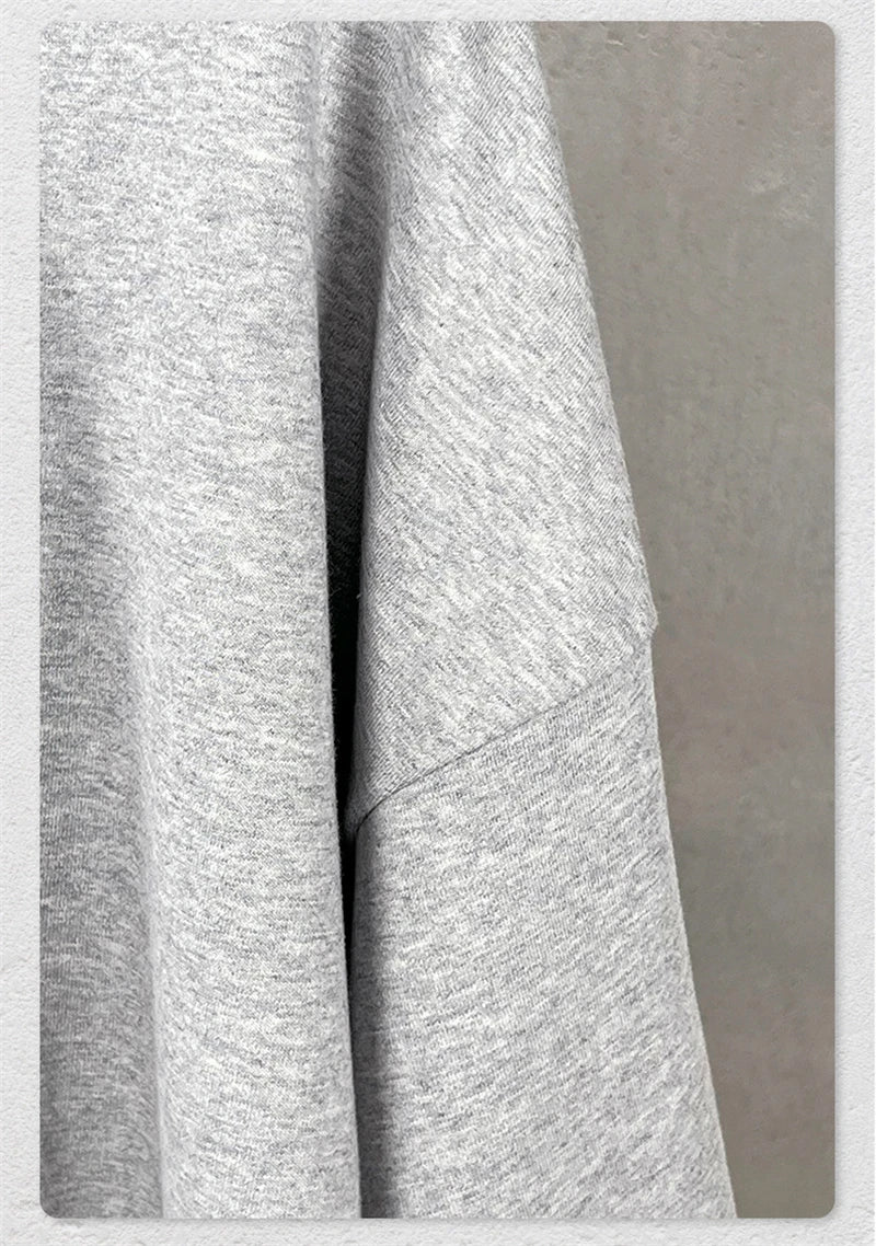 ZODF Casual 2025 Autumn 445gsm Sweatshirt For Man Unisex Turn Down Collar Solid Fleece Pullovers Winter Coats HY1111