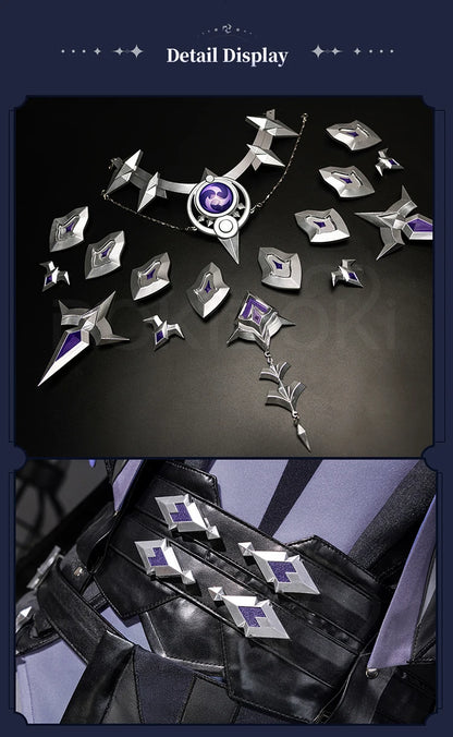 IN STOCK Flins Cosplay Costume Game Genshin Impact【S-3XL】DokiDoki-R Kyrll Chudomirovich Flins Men Halloween Costume Plus Size