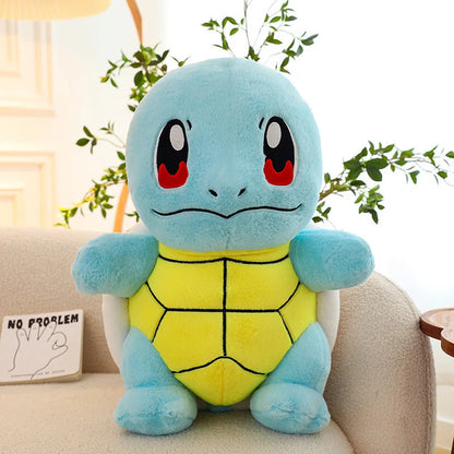 35-60CM Big Size Pokemon Charmander Plushies Squirtle Cartoon Anime Peluche Ornament Comfortable Soft Doll Children Toy Gift