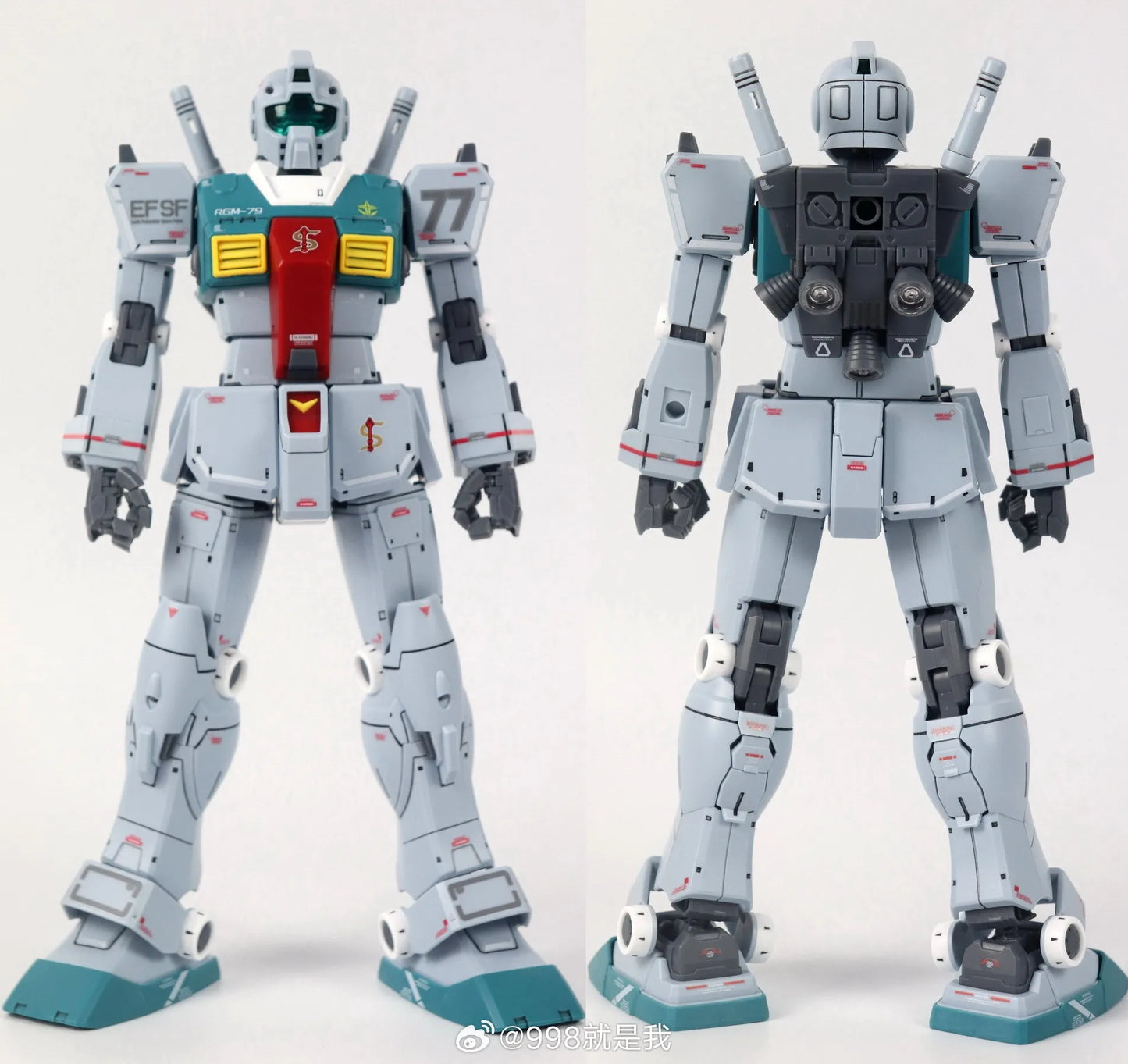 In Stock FDJ Model SLEGGAR GM 1/72 RGM-79 Assembly Model Kit Toys Action Figure Plastic Model Kits Toy Collectible Robot Gift