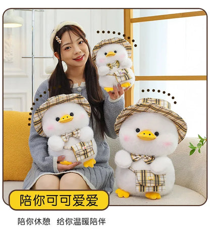 New 25/35/45cm Kawaii Cute Gentleman Duck Plush Toy Children's Pillow Doll Interior Decoration Boys and Girls Birthday Gifts