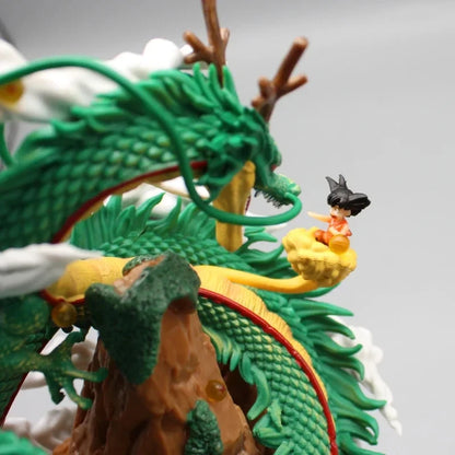 Dragon Ball Z Shenron Anime Figures Goku And Mountain Shenron Sea Shenron Action Figurine Pvc Statue Model Collection Toys Gifts