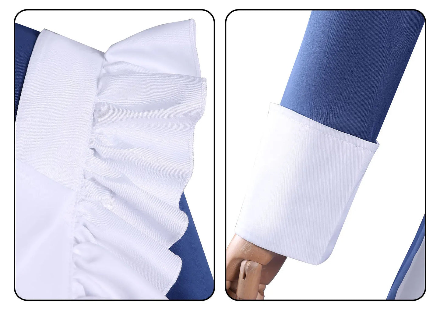 Anime Mechanical Marie Cosplay Costume Dress Maid Outfit Apron Headband Halloween Party for Women Girls Carnival Role Play Props