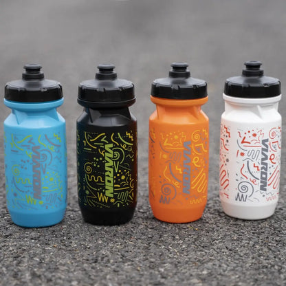 Viaron 550ml Leak-Proof Bicycle Water Bottle for Road Cycling Sports Fitness Running and Riding with Bike Cage