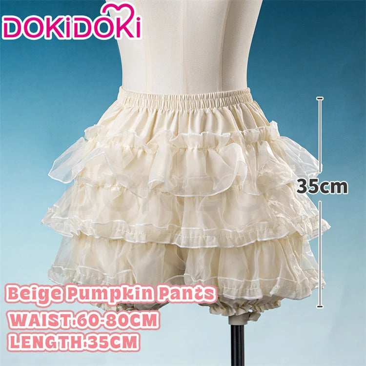 IN STOCK Underskirt Petticoats Bustle Cosplay Props DokiDoki Halloween Skirt Dress Petticoats Long Short White Black Bustle