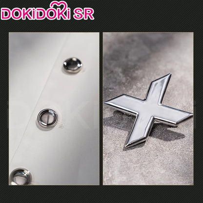 X Cosplay Costume Anime TO BE HERO X DokiDoki-SR Men X Cosplay White Suit Uniform Halloween Cosplay Costume
