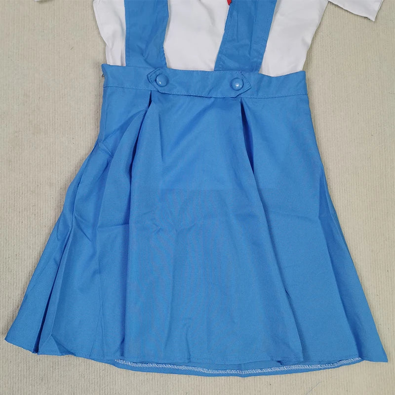 Homchee Trends Ayanami Rei Cosplay Dress Set Cotton Polyester