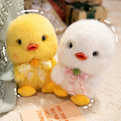 Cartoon Farm Animal Cute Duck Plush Toy Kawaii Plushies Yellow White Baby Duck Soft Doll Birthday Gift For Girl Boy