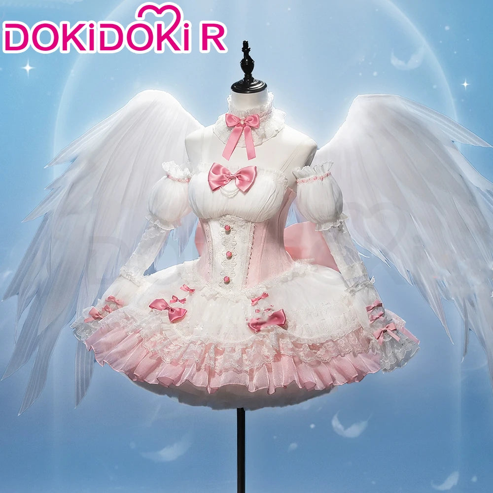 Tsukiyomi Utau Doujin Cosplay Costume Anime Shugo Chara! DokiDoki-R Halloween Devil Angel Utau Cosplay