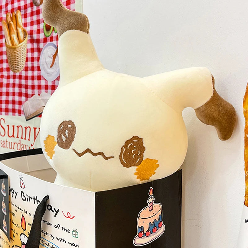 35/95cm Mimikyu Large Pokemon Plush Toys Anime Doll Cartoon Pikachu Pokémon Plushie Kawaii Stuffed Gift for Kids Birthday Xmas