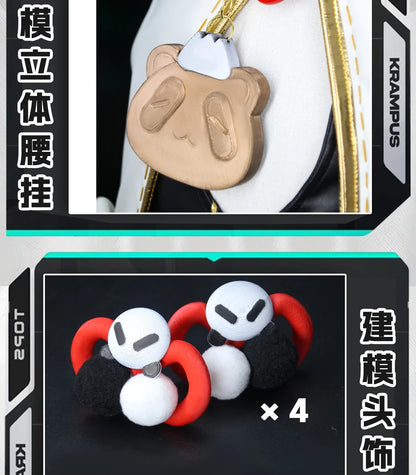 Dialyn Cosplay Costume Wig Zenless Zone Zero Uniform Earrings Headwear Telephone Prop Halloween Party Carnival for Women Girls